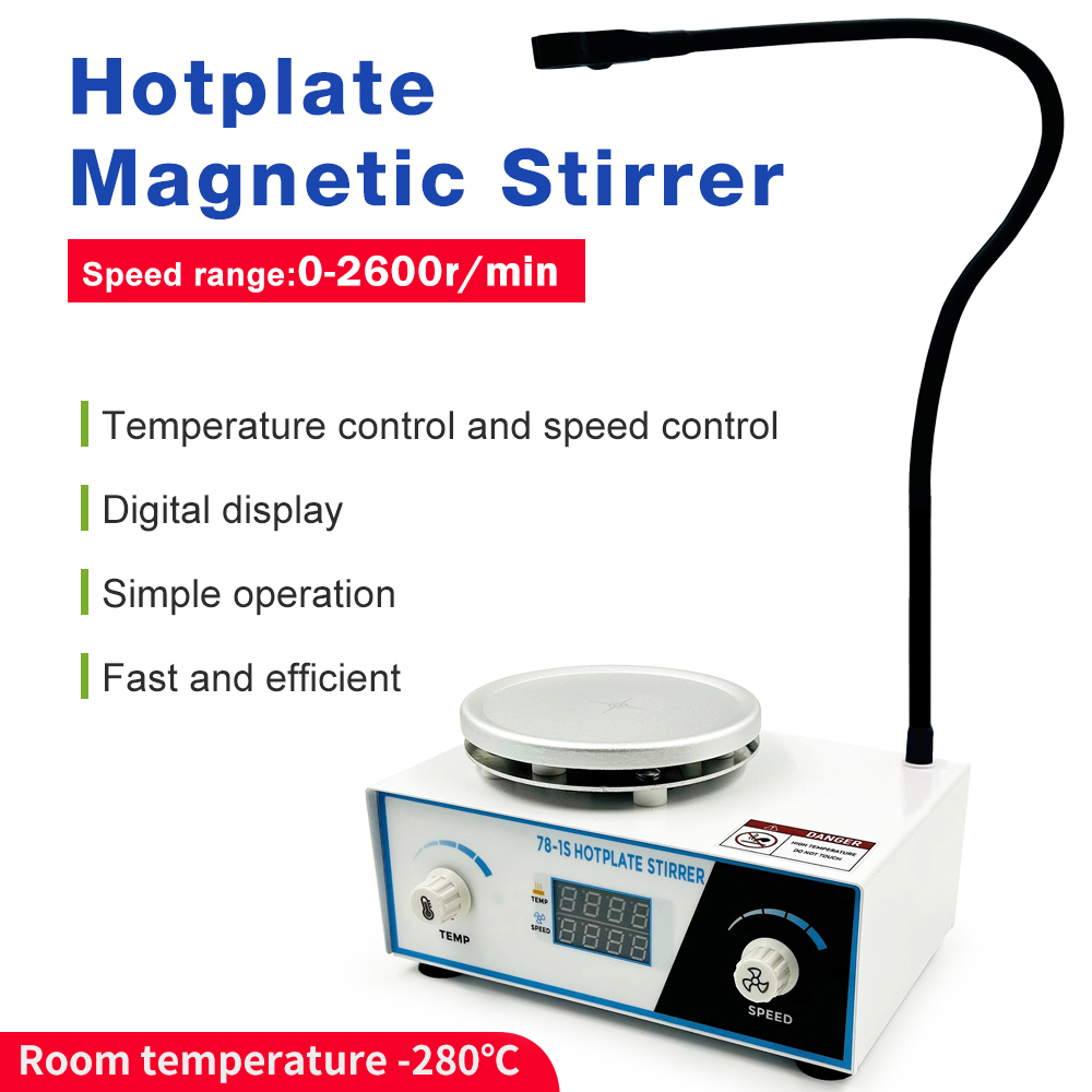 Lab Magnetic Stirrer Hot Plate - Pengaduk Magnetik Pemanas 2L Colokan EU