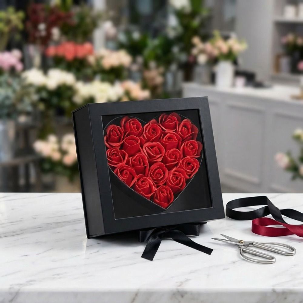 Kotak Hadiah Hari Ibu Transpar - Packaging ulasan dan harga