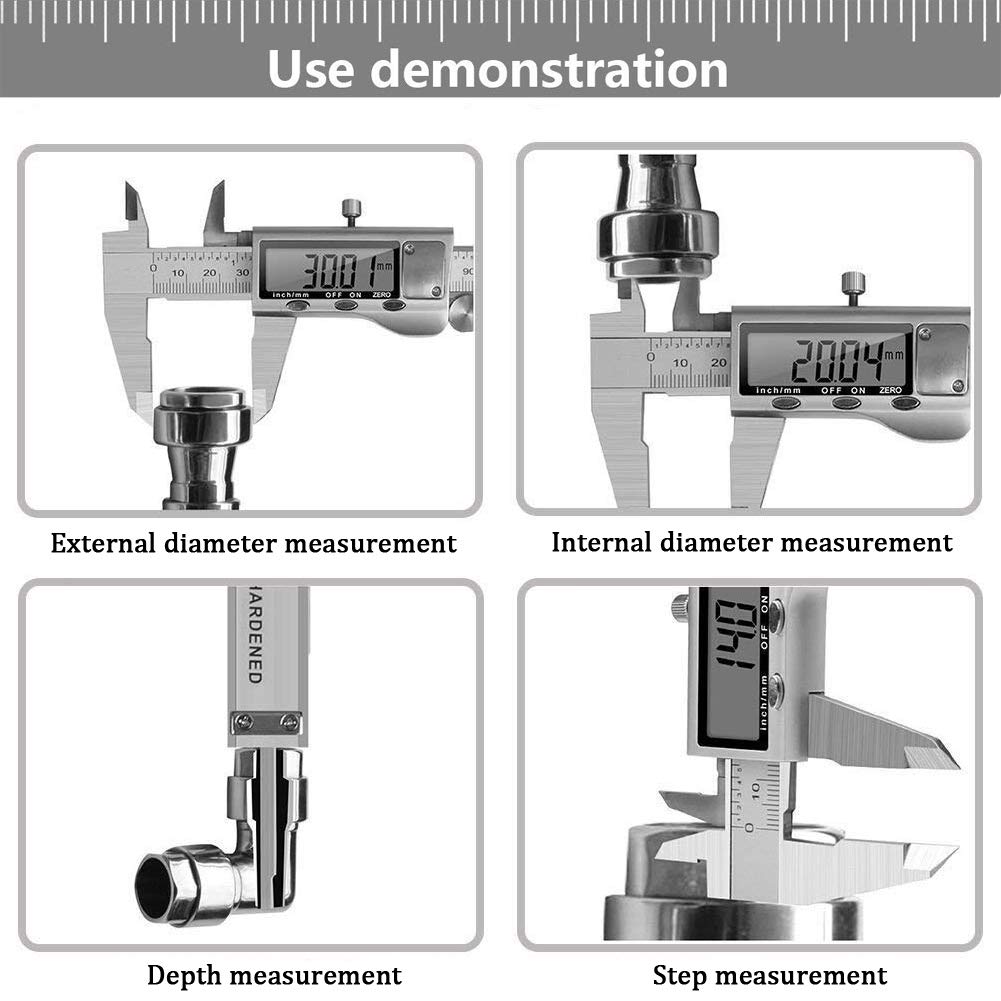 Kaliper Digital logam 150/200/ - Digital Caliper 150Mm Stainless Steel ulasan dan harga