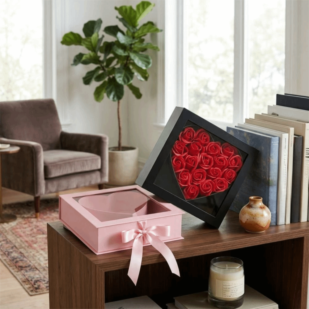 Kotak Hadiah Hari Ibu Transpar - Packaging ulasan dan harga